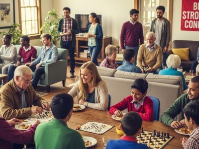 Strong social connections wellbeing