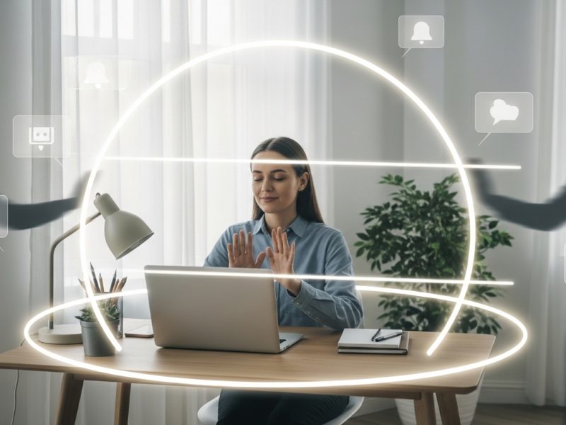 Healthy boundaries balanced life