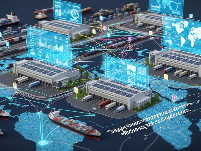 Supply chain management logistics